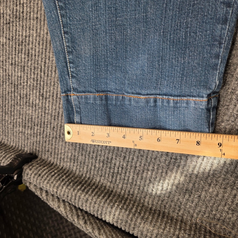 Venezia Lane Bryant Capri Jeans Women 26 Blue Stretch Cropped Denim Summer Plus - Picture 4 of 8